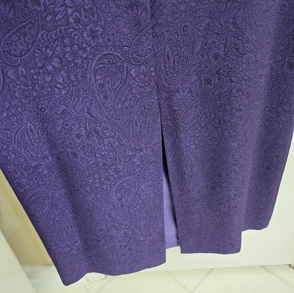 Purple Women's Dress with Jacket - Picture 5 of 14